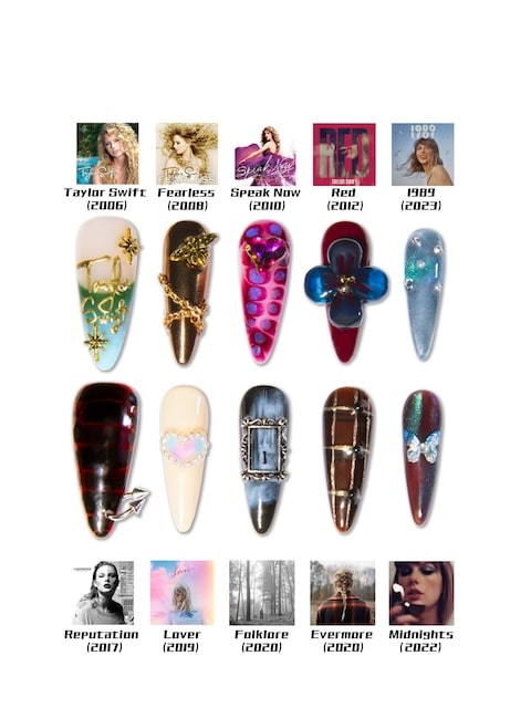 In My Swiftie Era Luxury Nails Handmade Press On Nails Collection