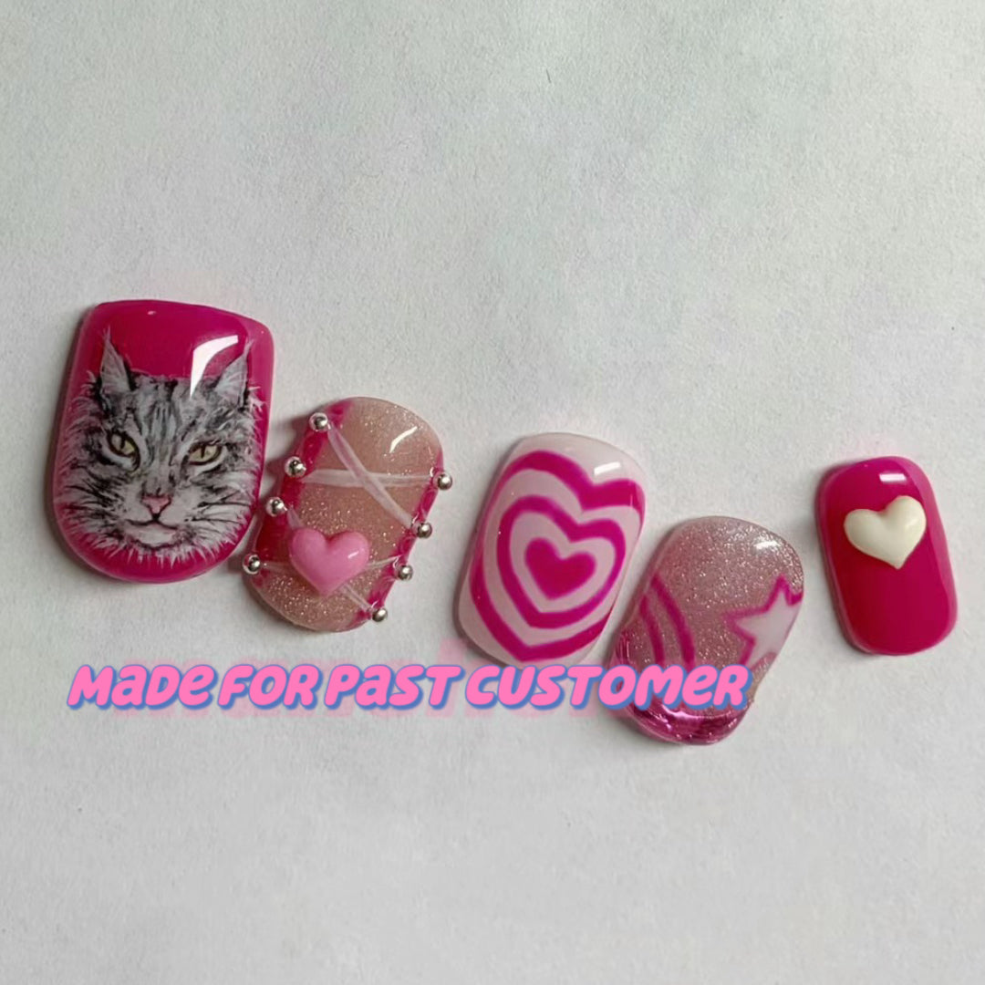 Custom Pet Design Press On Nails